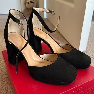 Kelly & Katie Elmonie Pump Black Suede
